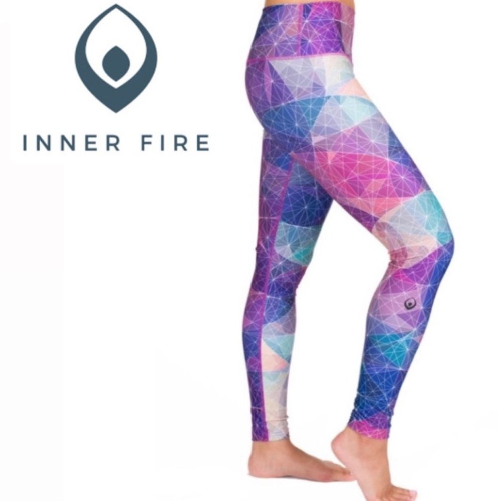 🧘🏻‍♀️ INNER FIRE ‘Geometrica’ Yoga Leggings